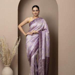 Soft Lavender with deep purple accents